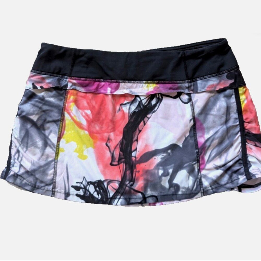 Lululemon Rare Unicorn Tears Skirt Women's 8 Run Jog skort rival running medium